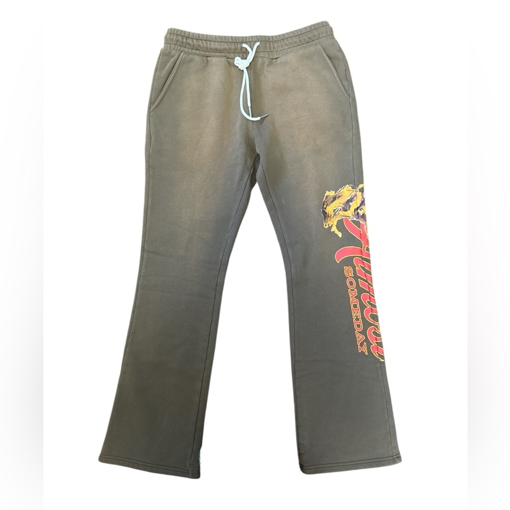 Almost Someday ALSO Sun Fade Brown Sweatpants Size: Medium NWT